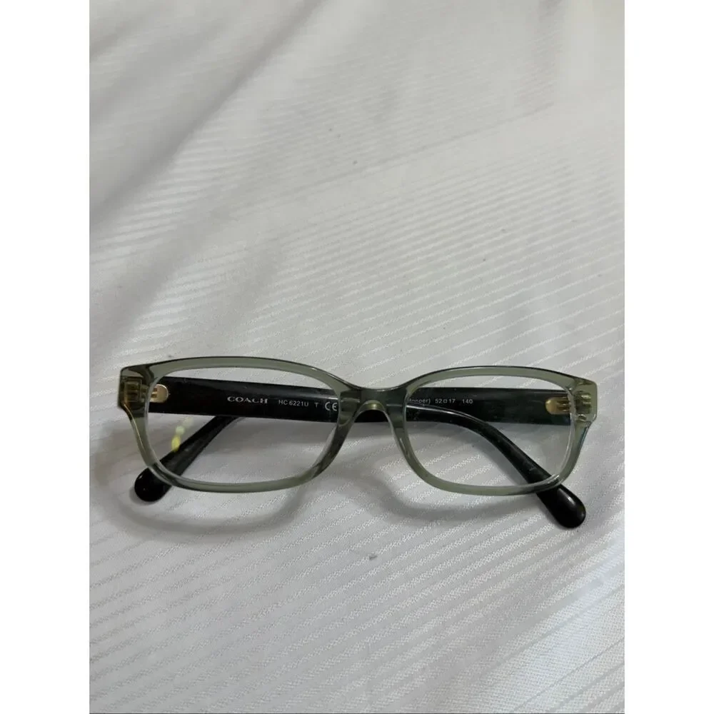 Coach 5786 Transparent Green Hopper 52 17 140 HC 6221U